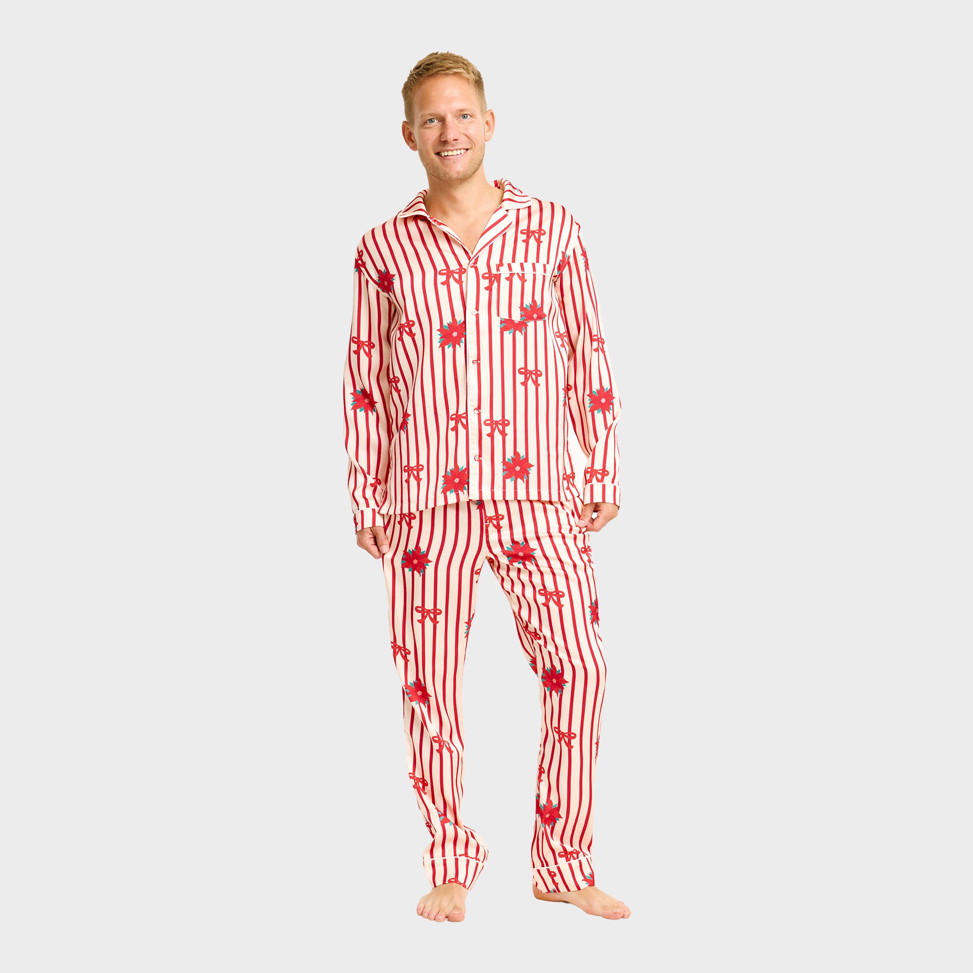 Satin pyjamas - Herre